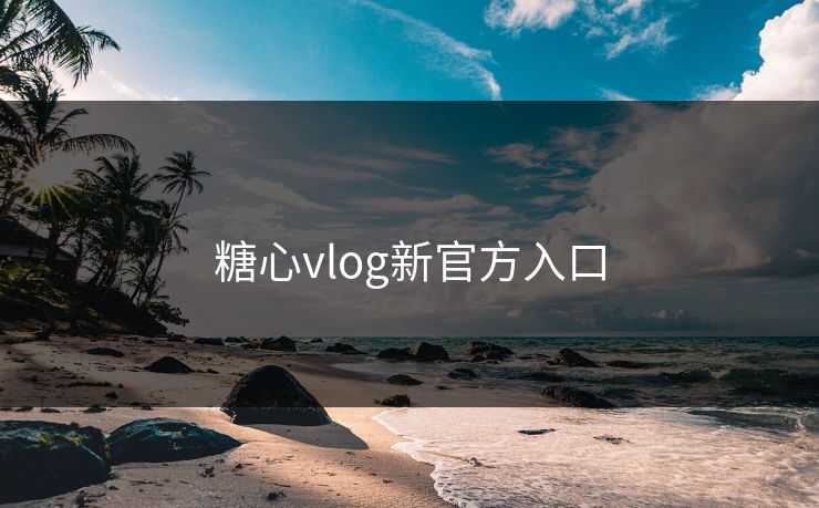 糖心vlog新官方入口